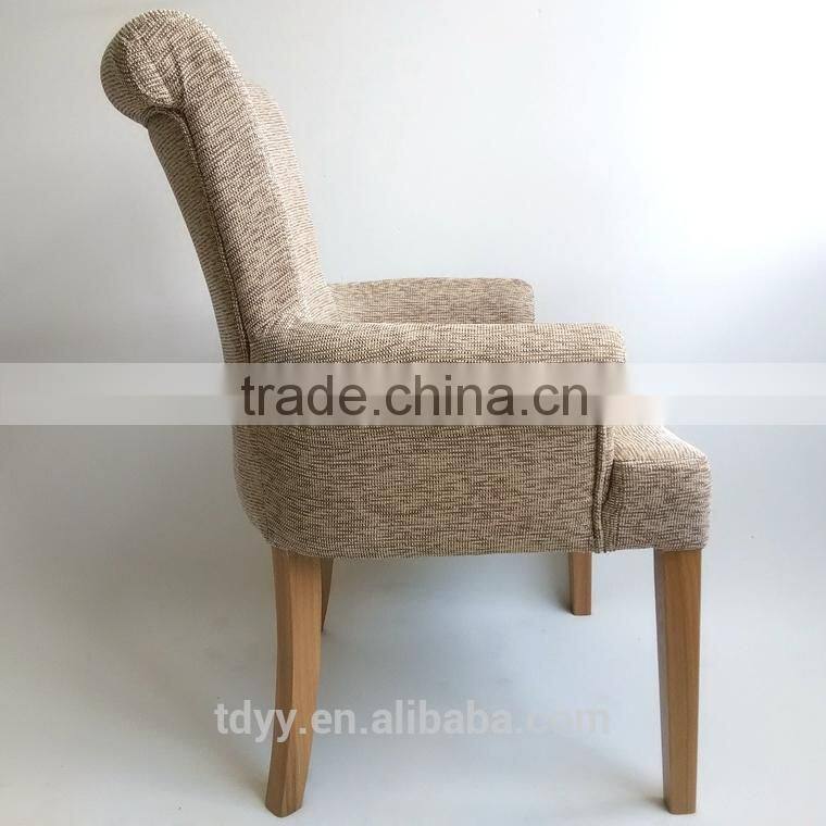 TDX-610-3 QVB HANGZHOU JIANDE TONGDA ASH WOOD LEG LINEN SEATING AND BACK SIDE SOFA LIVING ROOM SOFA