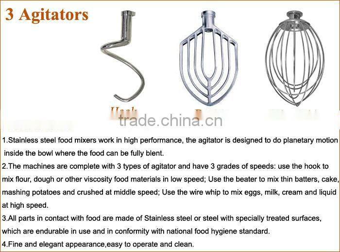 YGHS80 80L Hot Sale industrial spiral heavy duty dough mixer