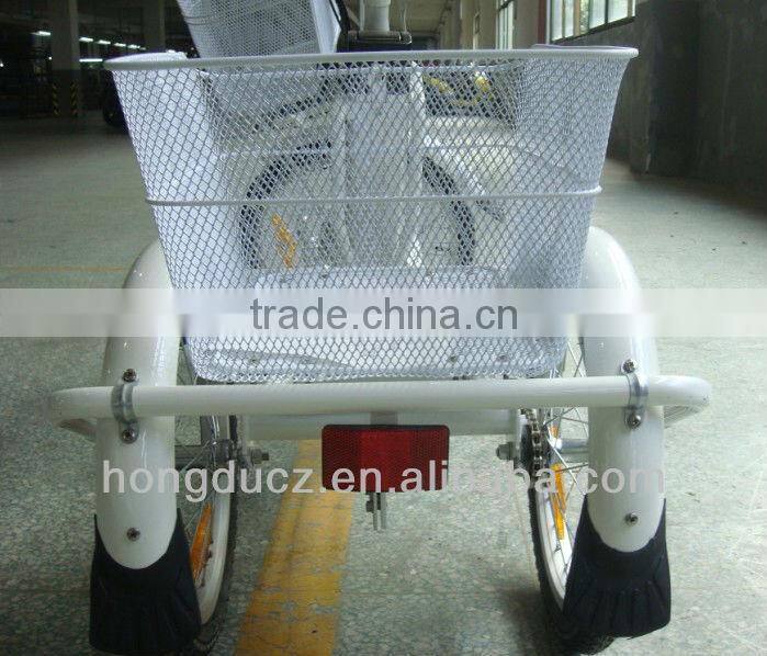 250W Llithium battery small electric tricycle for sale with front&rear basket