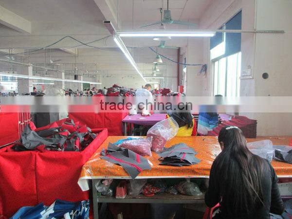 Striped canvas tote bag