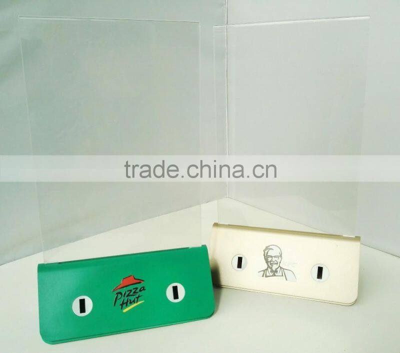 10000mah colorful restaurant table menu powerbank OEM service available