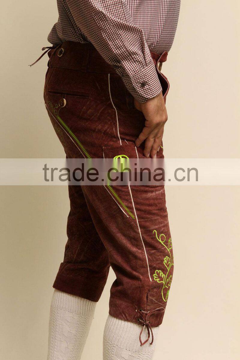 New Bavarian LEDERHOSEN Leather Pants Original" Goat Suede Leather Pants