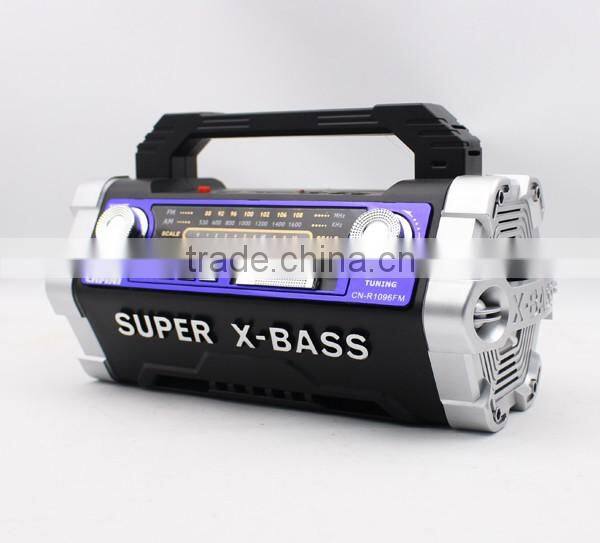 5 band receiver Radio for sale, Flashlight SD player, portable FM AM Radio