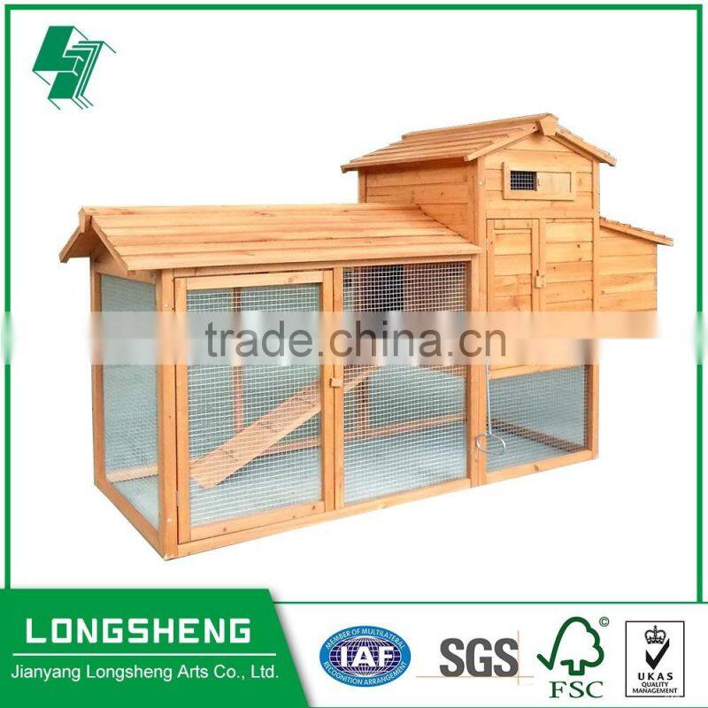 Big size wooden poultry coop