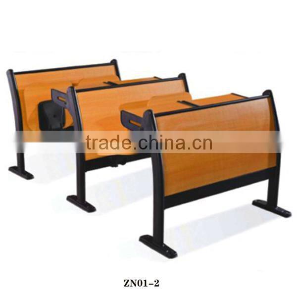 Study table and chair School furniutre New design wood folding chair on sale ZN02-2