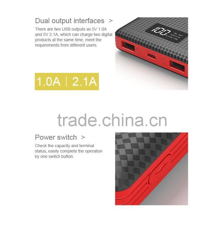 2016 high quality design larger capacity power bank