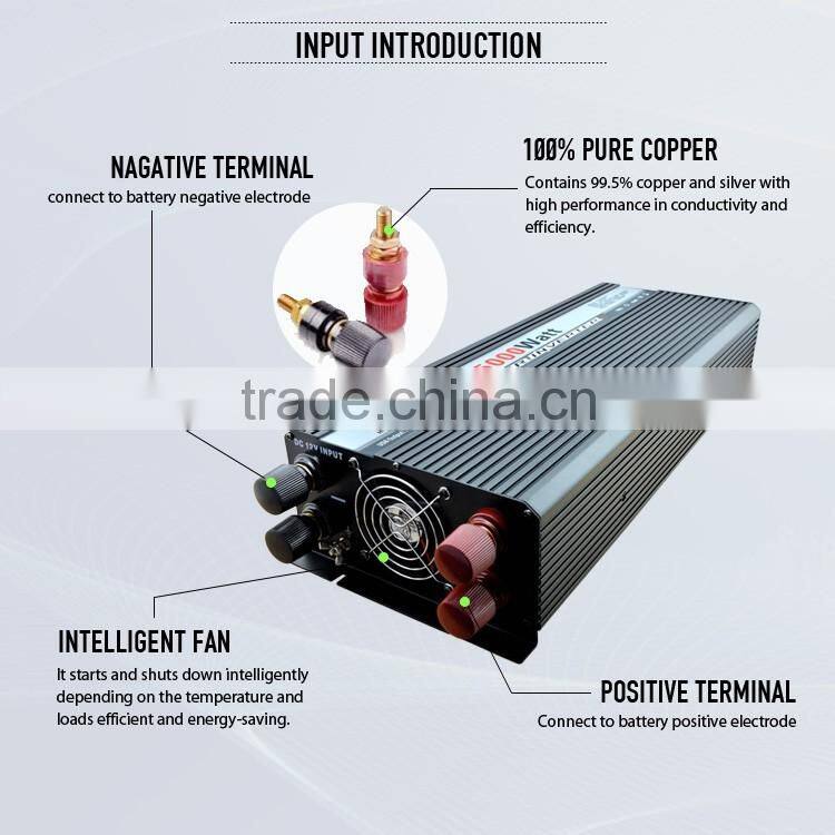 12v/24v dc/ac power inverter 5000w 230v 5kw