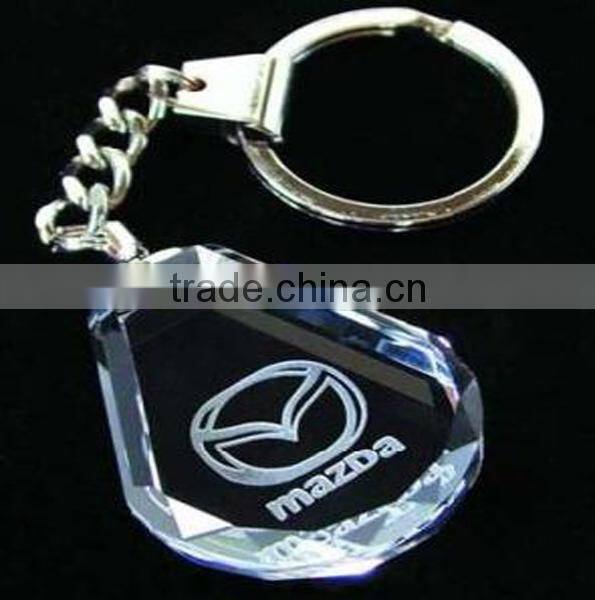 2016 attractive and durable beautiful crystal keychain