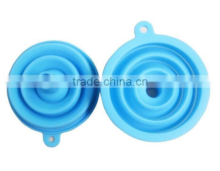 Silicone collapsible oil colander