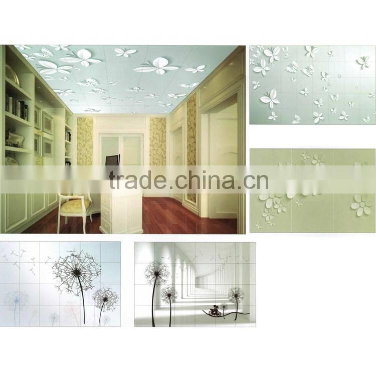 Home decor beauty aluminium profile of 3D Ceiling Tiles