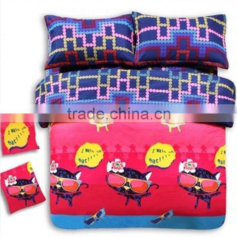 Hotel textile supplies white fluorescent cotton super single hotel bed sheet covers/ bed cover/quilt with wide width fabrics