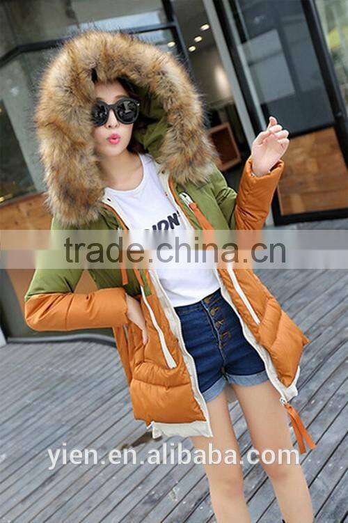 Beautiful Fur Women Winter Coats Candy Color Women Winter Coats