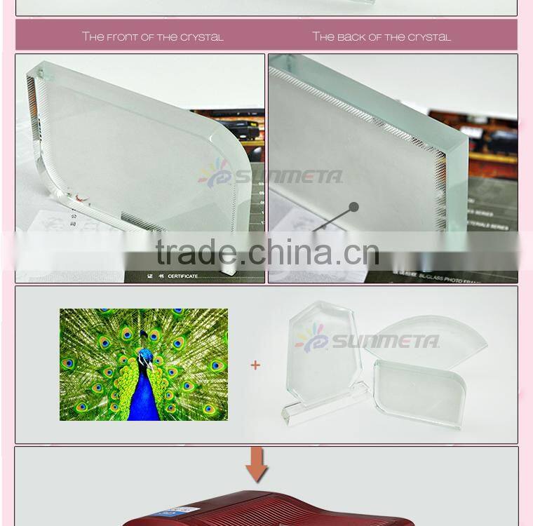 Sublimation Blanks Glass Photo Frame Crytsal