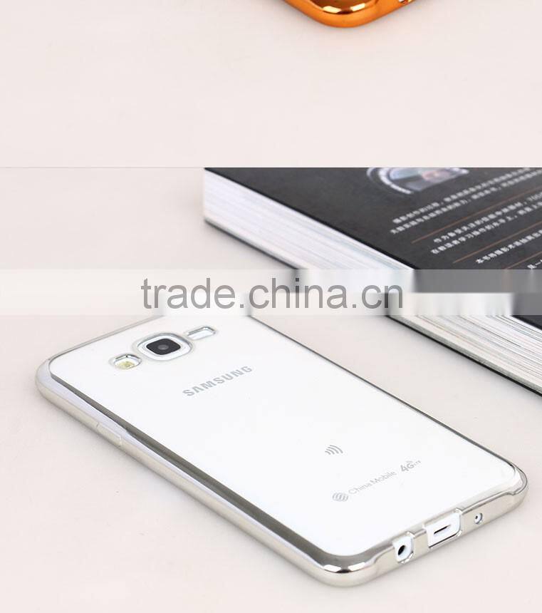 LZB New arrival Electroplating TPU Cover Case for Samsung galaxy j7
