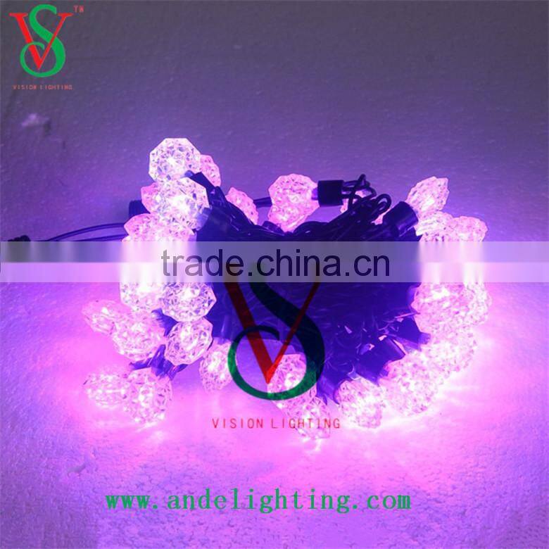 New LED Holiday blue Crystal String Light waterproof outdoor lighting