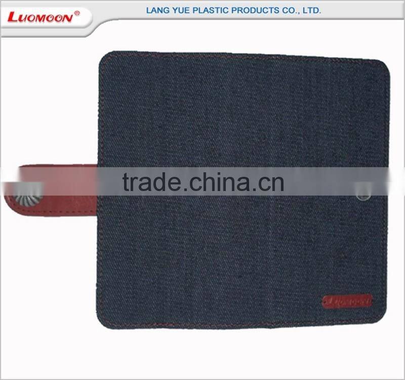 Denim wallet flip phone cover case for Blu vivo studio air life pure xl 5.5 6.0 7.0 8