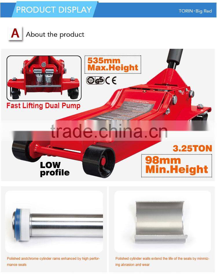 Torin BigRed 3.25Ton Heavy Duty Garage Jack