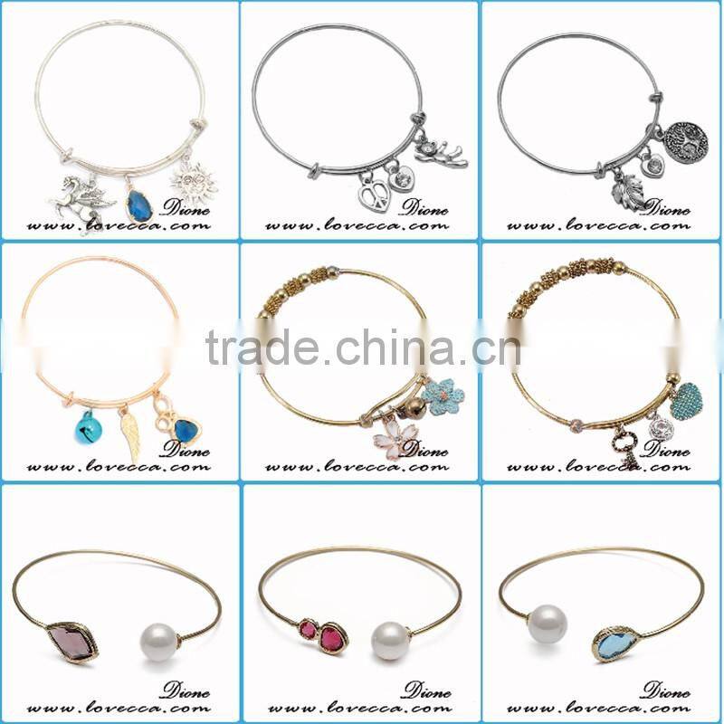 Bangles For Girls Hot Sale Adjustable Wire Bangle Bracelet Wholesale
