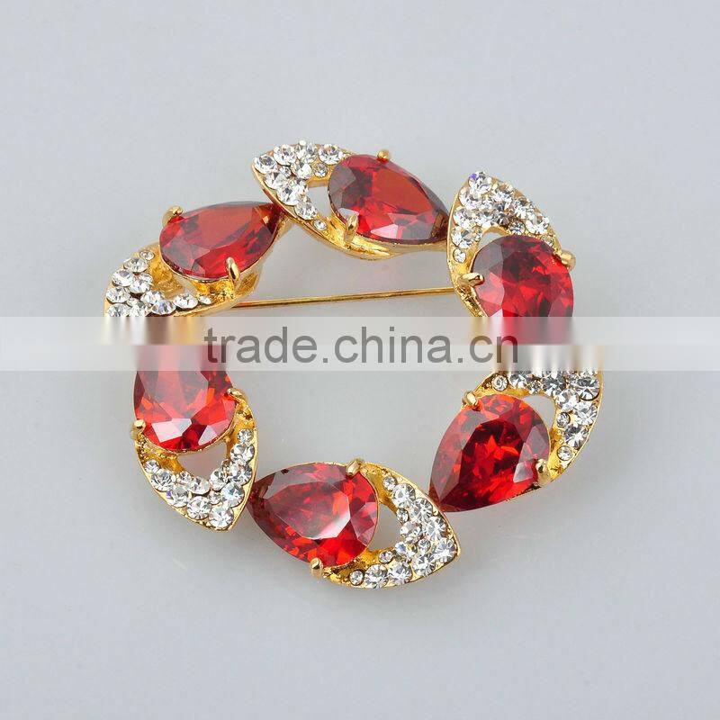 bridal jewelry magnetic cubic zircon brooch
