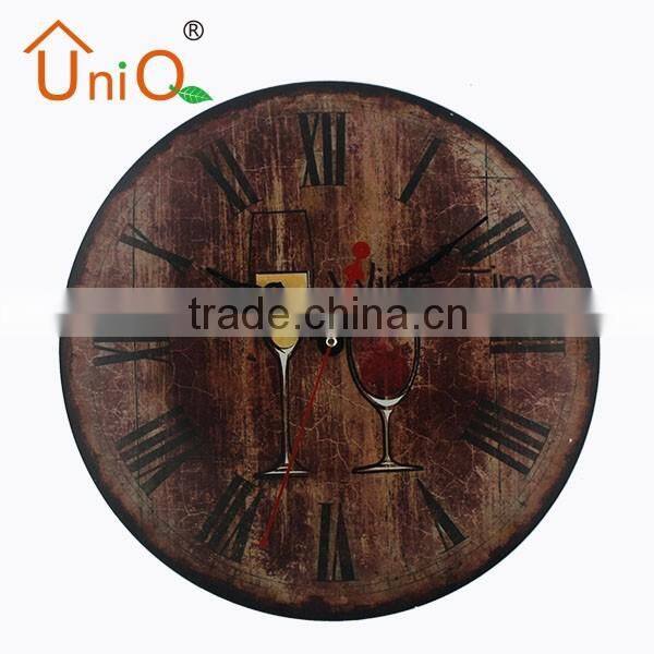 M1219 super design wall clcok for home decoration for living room