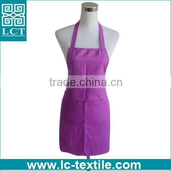 italian promotional cheap price kicthen bib women white plastic apron