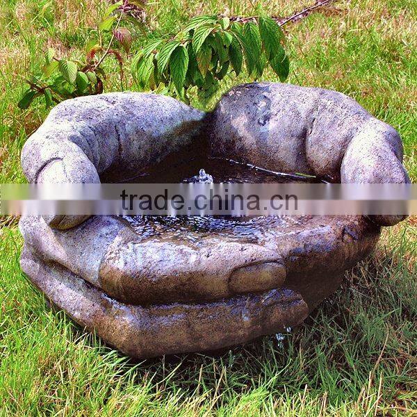 tiered backyard water fountain