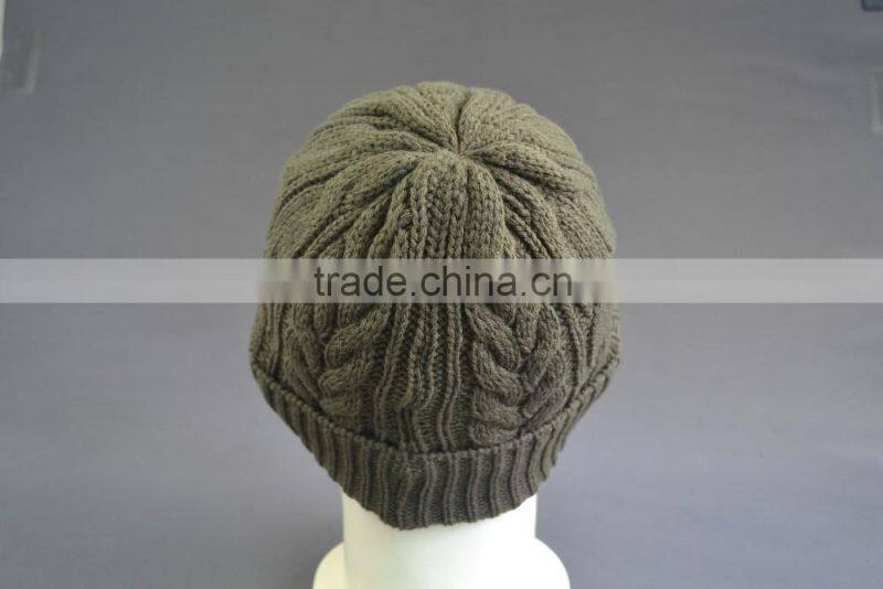 Custom cuff beanie hat