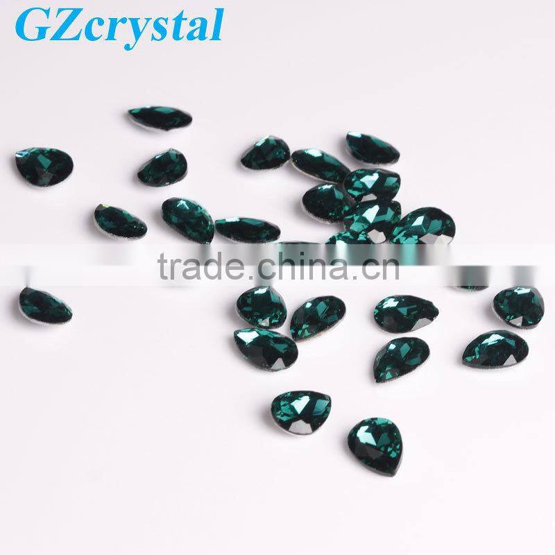 teardrop crystal glass beads for decoration