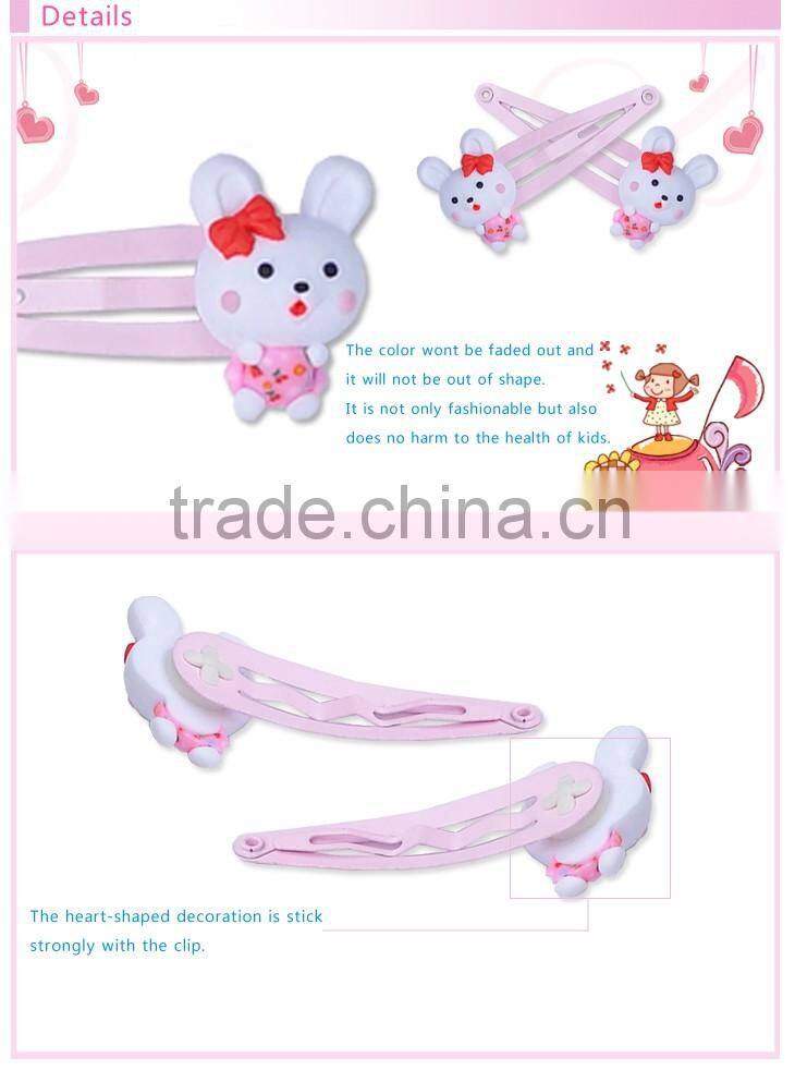 Cute rabbit Bobby Pins for lovely girls Hair Accessories
