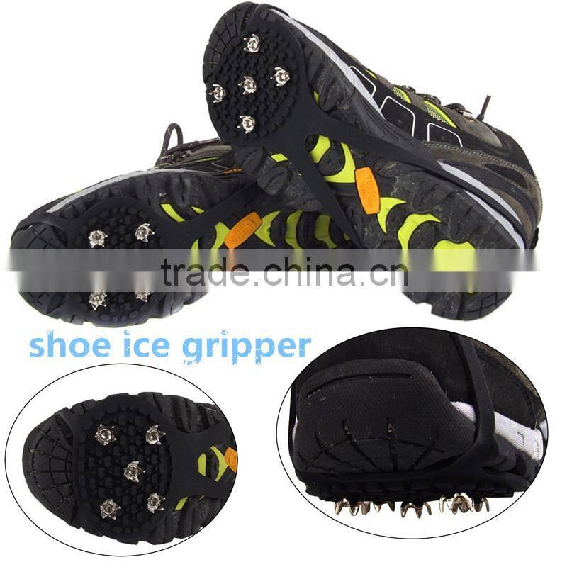 2015 High quality saled best eco-friendly four size shoe ice gripper for keeping safe