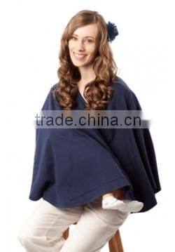 Custom heavy cotton pique Autumn fashion easy wear nursing scarf cover top