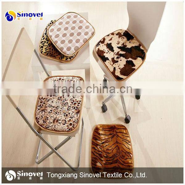 Animal Print Velvet Fabric Pet Products for Dog Bed