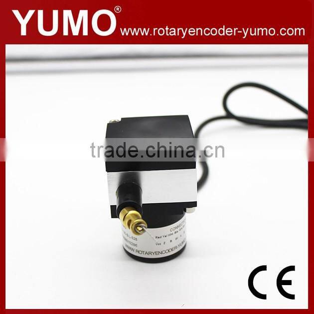 Pulse signal 1000mm Rope displacement sensor wire rotary encoder