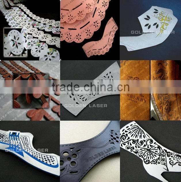 Synthetic PVC PU Leather Laser Cutting Machine Price