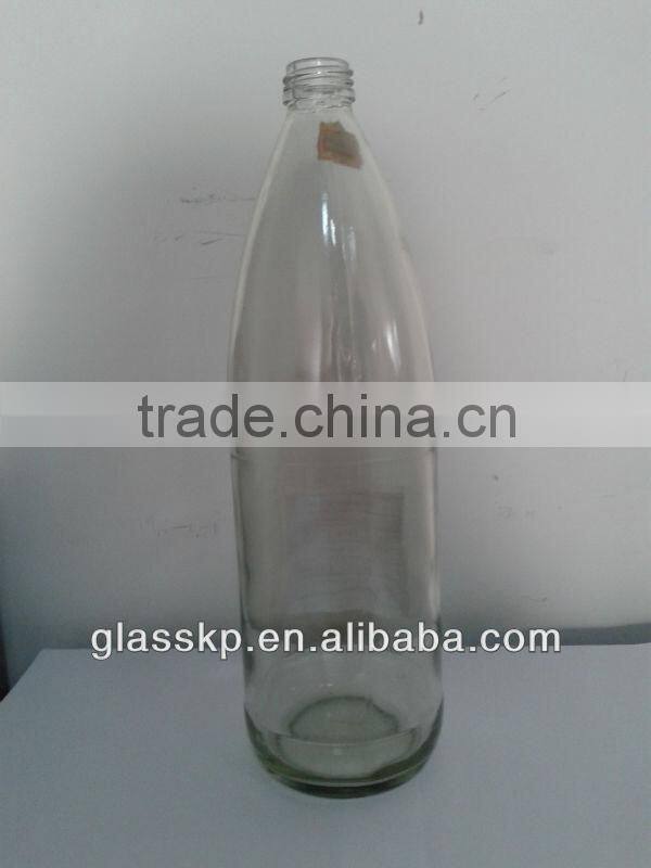 750ml milk glass bottle