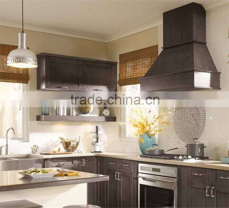 Ready made custom kitchen set furniture with island cabinet