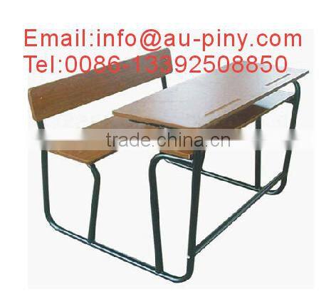 (m1)Double school desk and chair ,Two seater school table and chair ,Student desk and chair ,School furniture