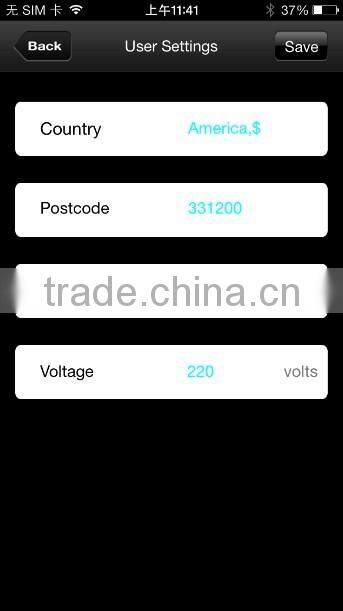 Wireless energy meter / Wireless energy Monitor power with smart phone APP