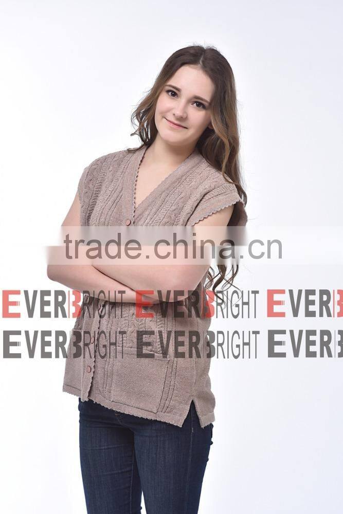 female vest sleeveless cardigan women sweater