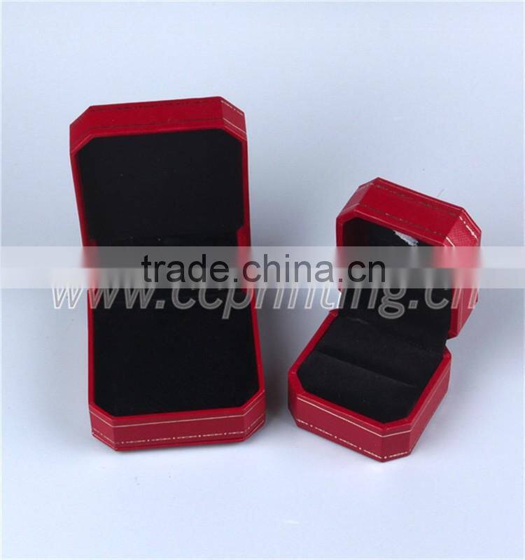 China handmade lid and base black paper jewelry package bracelet box