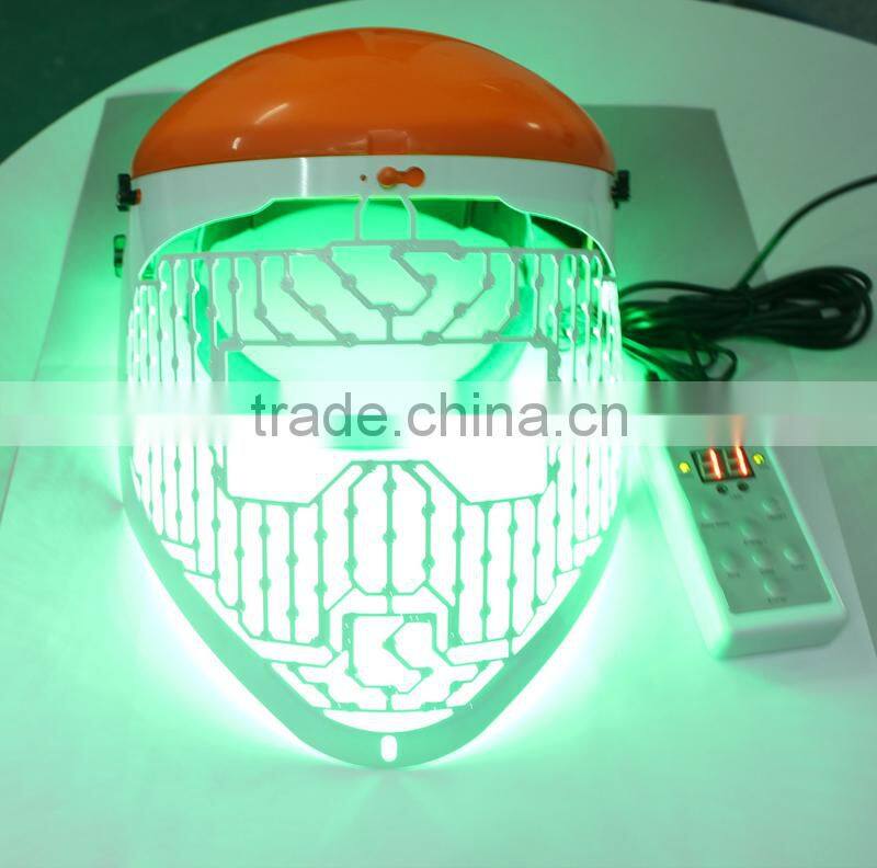 2015 Hot sale IPL light therapy acne treatment green red and blue light mask