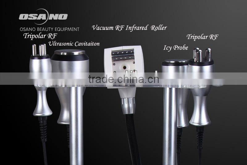 full body massage / Frozen+Cavition+Tripolar RF+Vacuum Roller CE Portable used spa equipment