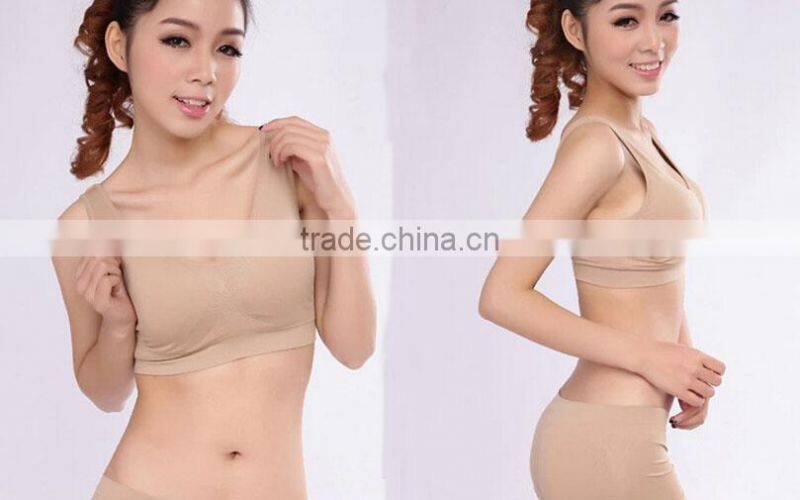 New Women Soft Racerback Sports Tank Tops Padded Yoga Training Bra M -XL Wholesale