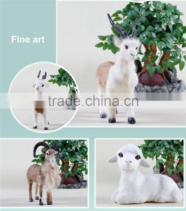 resin animal 12 zodiac animals life size artificial goat model