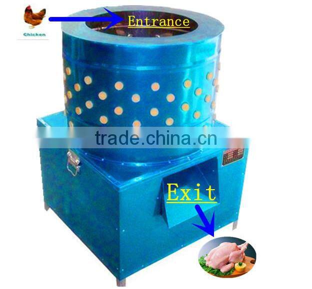 New arrived stainless steel chicken depilator with soft plucker finger