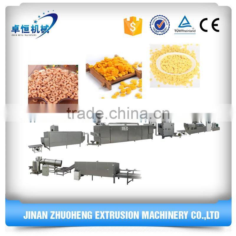 Corn Flakes Manufacturing Plant and Breakfast Cereal Extruder Machine