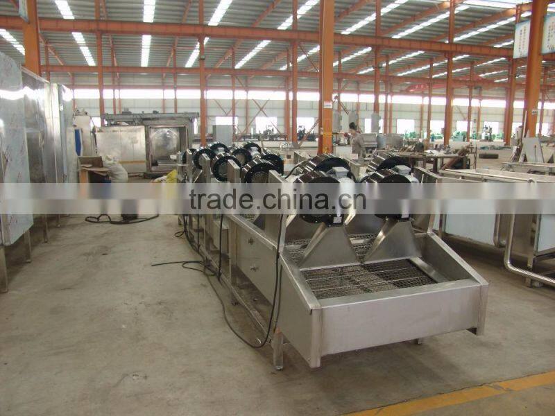 customized apple washing process line for manufacturing