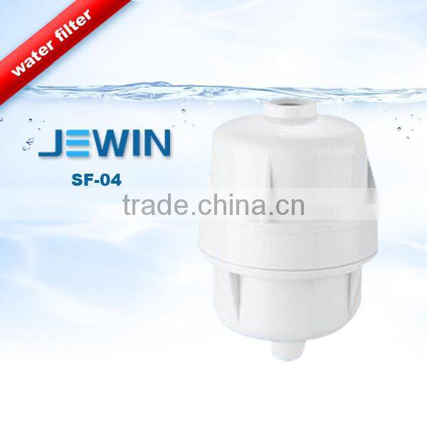 Chromed shower water filter in health and personal care