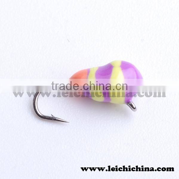 epoxy eye Tear drop tungsten ice fishing jig