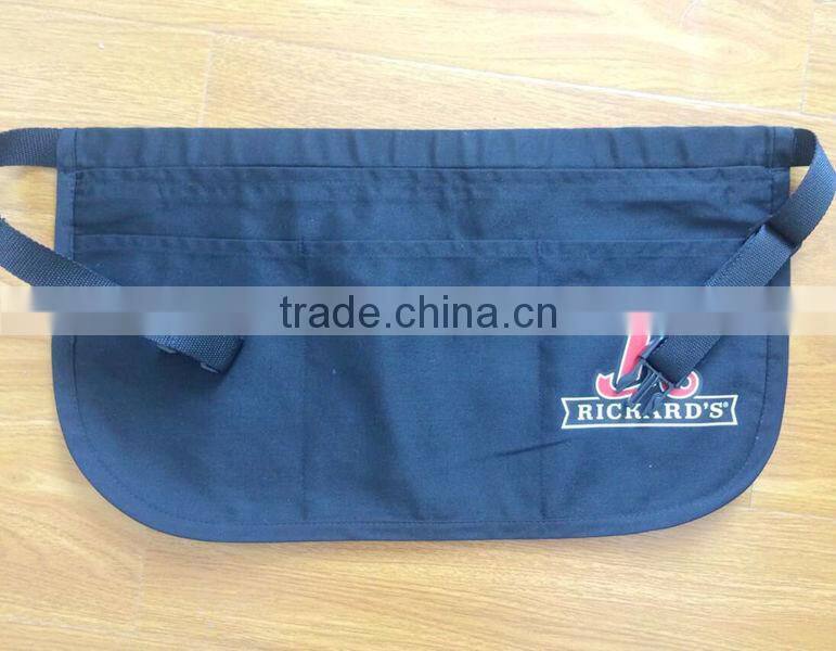 Wholesale black bar man half waist apron